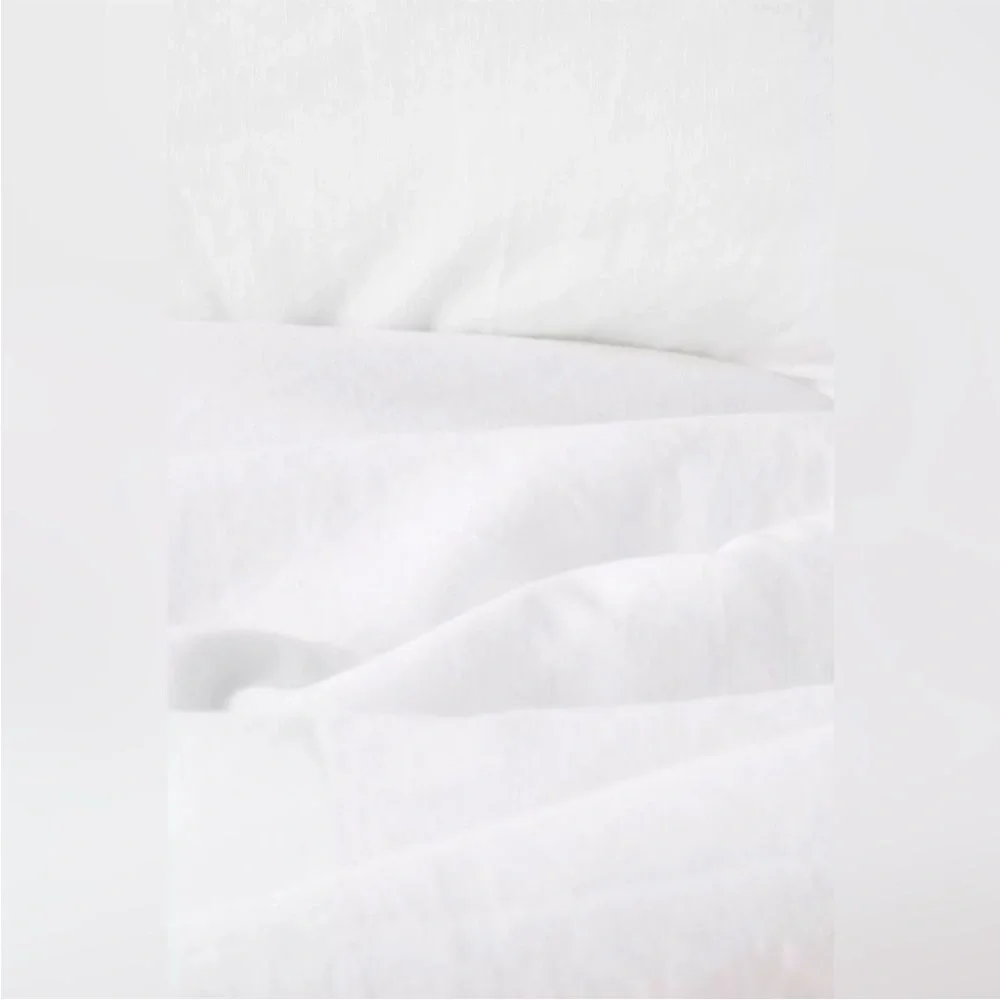 Anthropologie Relaxed Linen-Cotton Duvet Cover Ivory Full